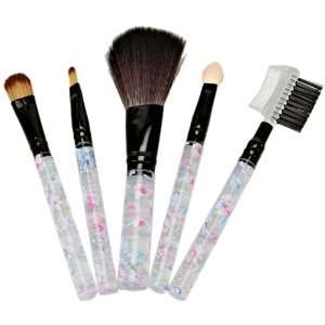   Pattern Professional Cosmetic Makeup Brush Set Transparent Beauty