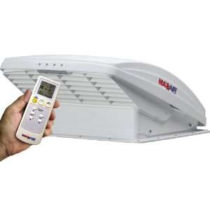  MaxxFan Remote Control RV Ventilator System, White Lid 