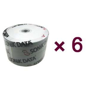   300pcs Sonik CD R 52x White Inkjet Hub Printable CD Media Electronics