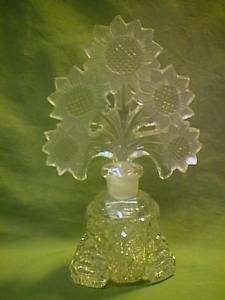 SUNFLOWER PERFUME BOTTLE BY IMPERIAL   CRYSTAL  
