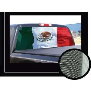MEXICAN FLAG  16x54   Rear Window Graphic   compact pickup truck 