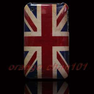   British Flag pattern Hard Cover Union Jack UK Case For IPhone 3G 3GS