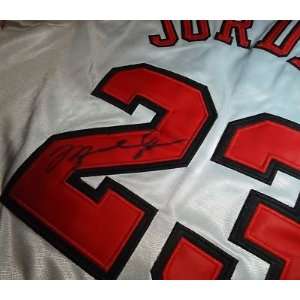  Michael Jordan Autographed Jersey   * * white COA 