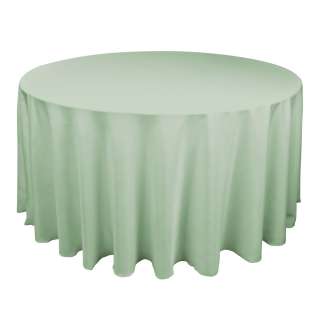 120 in. Round Polyester Tablecloth  