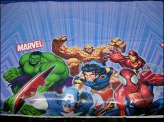Marvel Heros Tablecloth Hulk Spider Ironman Wolverine  