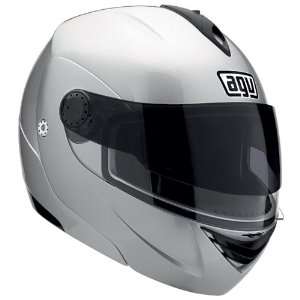    AGV Miglia 2 II Modular Motorcycle Helmet Silver Automotive