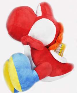 Super Mario Yoshi Plush Soft Toy Doll  Red 10 Sit  