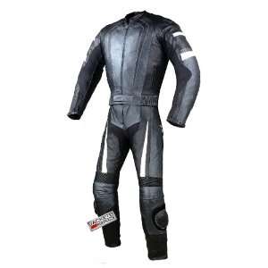  2PC MOTORCYCLE 2 PC LEATHER RACING SUIT ARMOR GM 40 