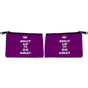  Rikki Knight Shut Up or Go Away   Purple Color Scuba Foam 