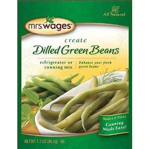  MRS. WAGES Dilled Green Beans Refrigerator or Canning Mix 