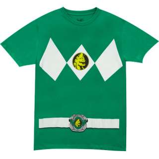   Mighty Morphin Power Rangers Green Ranger Costume T Shirt