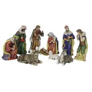  11 Piece Porcelain Nativity Set (N0084)