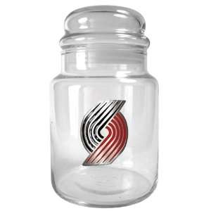  Sports NBA TRAILBLAZERS 31oz Glass Candy Jar   Primary 