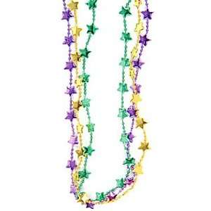  Mardi Gras Star Necklaces 