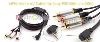 NEW Video AV Cable for Sony PSP Slim Lite 2000  