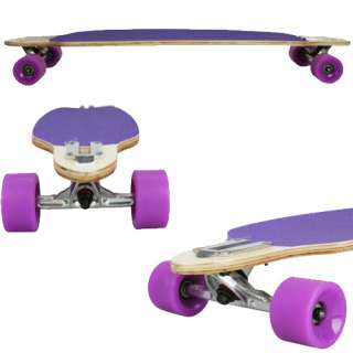  DROP THROUGH Complete Skateboard LONGBOARD THRU Purple 9x36  