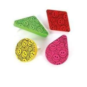  Smile Face Assorted Noisemakers 3 to 5 in (1 Dozen 