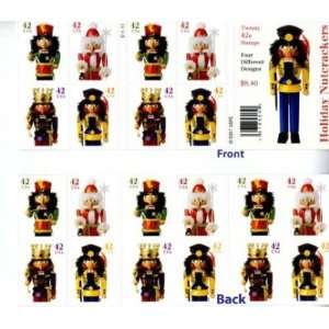 Holiday Nutcrackers Sheet 20 x 42 cent U.S. Stamps 