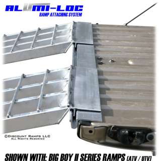 Alumi Loc shown with Big Boy II ramps setup for atvs and utvs