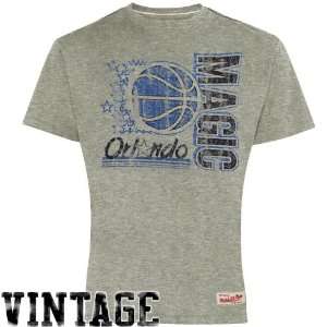  Mitchell & Ness Orlando Magic Ash Center Premium T shirt 