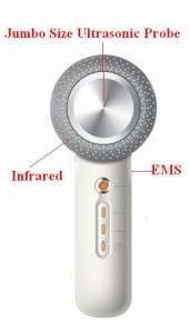 Ultrasonic Infrared EMS Face Body Massager PainRelief  