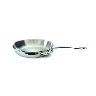 Mauviel MCook 5213.24 9.5 Inch Round Frying Pan, Cast Stainless Steel 