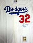 Pee Wee Reese Autographed M&N 1955 Brooklyn Dodgers Home Jersey  