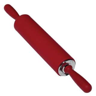 Head Chefs Sil Pin 00281 Basic Rolling Pin Red 818911002811  