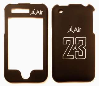 Air Jordan Black iPhone 3 3G Faceplate Case Cover Snap On  