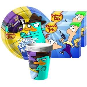  Phineas and Ferb Party Supplies Pack Including Plates 