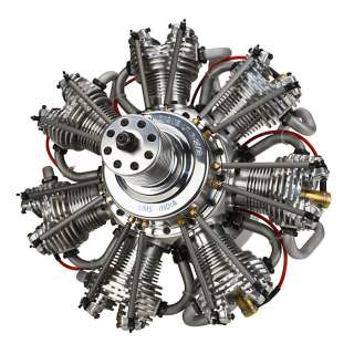 Evolution Engines 7 Cyl 260cc 4 Stroke Gas Radial Engine, 605482041208 