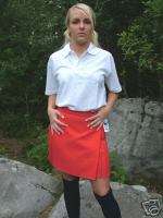 School Uniform/ Gym Skirt/ RED/ Waist 36 inches  