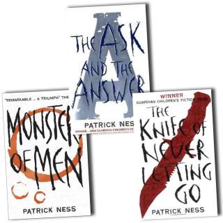 Chaos Walking trilogy Series Collection Patrick Ness 3 Books Set 