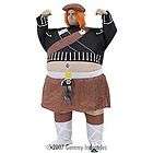   inflatable highlander scotsman costume kilt celtic one day shipping