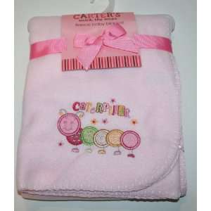    Carters Watch the Wear Pink Caterpiller Fleece Baby Blanket Baby