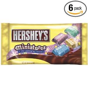 Hersheys Easter Miniatures Chocolate Candy, 8.5 Ounce Bags (Pack of 6 