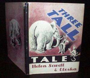 Three Tales Tales 1947 1stEd Helen Sewell Illustd, DJ  