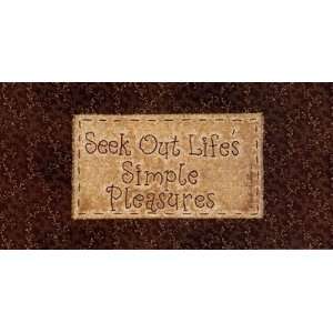  Seek Out Lifes Simple Pleasures HIGH QUALITY MUSEUM WRAP 