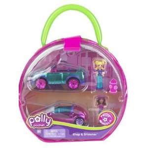  Polly Pocket Polly Wheels Shop & Shimmer Dolls & Vehicles 