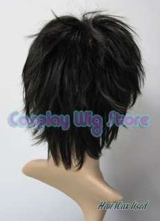 Code Geass Lelouch Lamperouge Black Short Cosplay Wig  