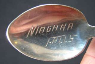 Vintage NIAGARA FALLS Ontario Sterling Silver Spoon  