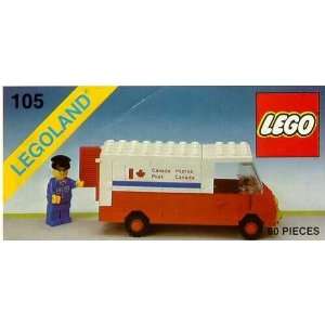  LEGO Classic Town Mail Van Canada Post 105 Toys & Games