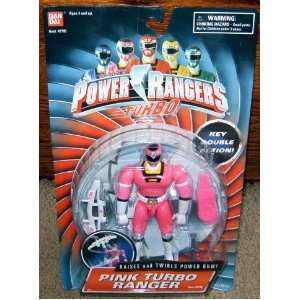   Power Rangers Pink Turbo Ranger Double Key Action Figure Toys & Games