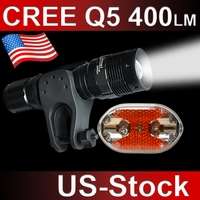 Zoomable 7W 400Lm Cree Q5 LED Flashlight Torch Light Lamp Zoom  