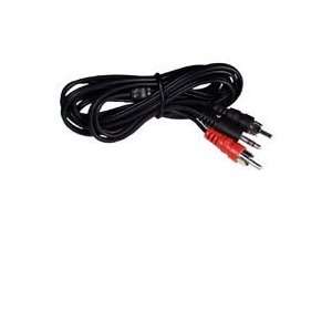    ShiELded Audio Cable, 3.5MM Stereo To 2 RCA Plugs Electronics