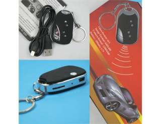 Mini Hidden Keychain Camera Car Key Chain Ring Cam DV Video DVR 