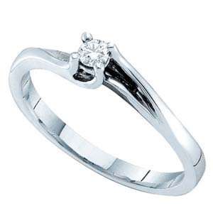   10 Carat Diamond 14k White Gold Promise Ring SeaofDiamonds Jewelry