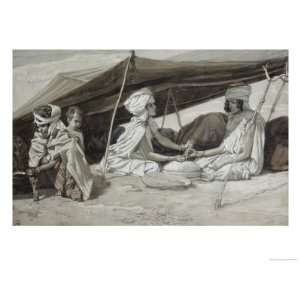  Rachel and Leah Giclee Poster Print by James Tissot, 16x12 