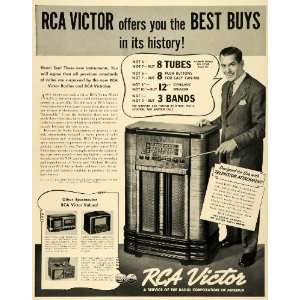 1939 Ad Radio Corporation of America RCA Victor Model K 80 Cabinet RCA 