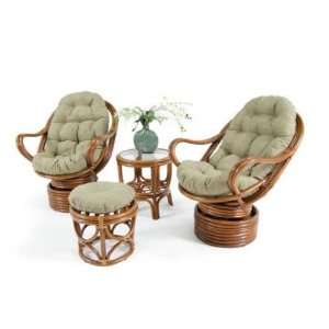  Boca Rattan 3000961 Delta Swivel Rocker with Cushion 3000 